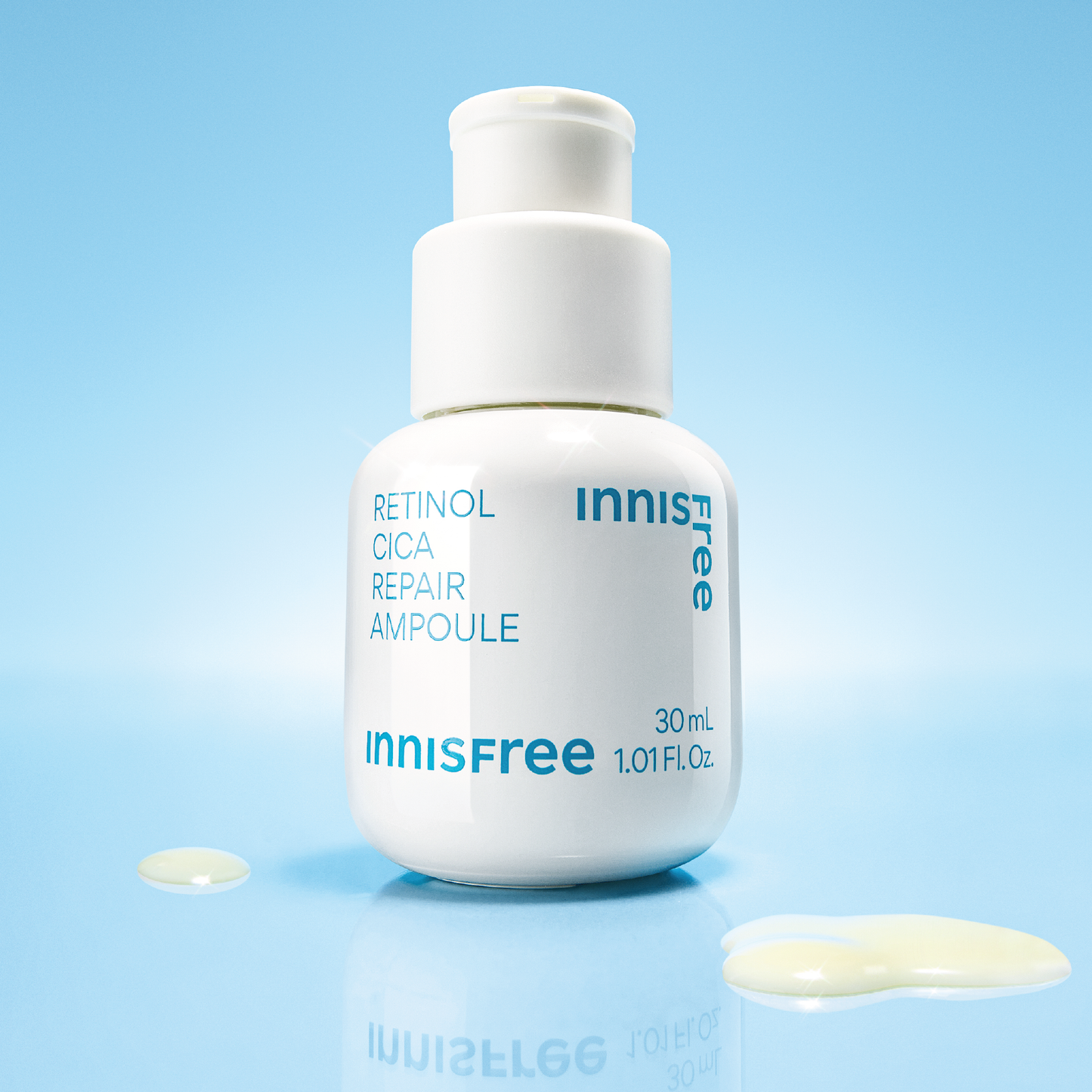 INNISFREE, Retinol Cica Repair Ampoule (Retinol ve Cica İçerikli Cilt Onarıcı Ampul) 30mL