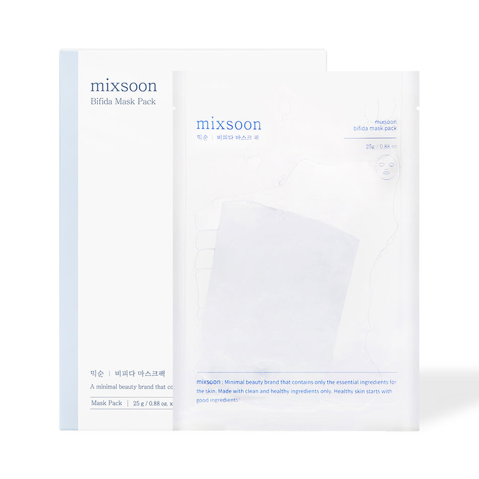 mixsoon Bifida Mask Pack (Yoğun Nemlendirici & Cilt Bariyeri Güçlendirici Maske) 5'li Paket