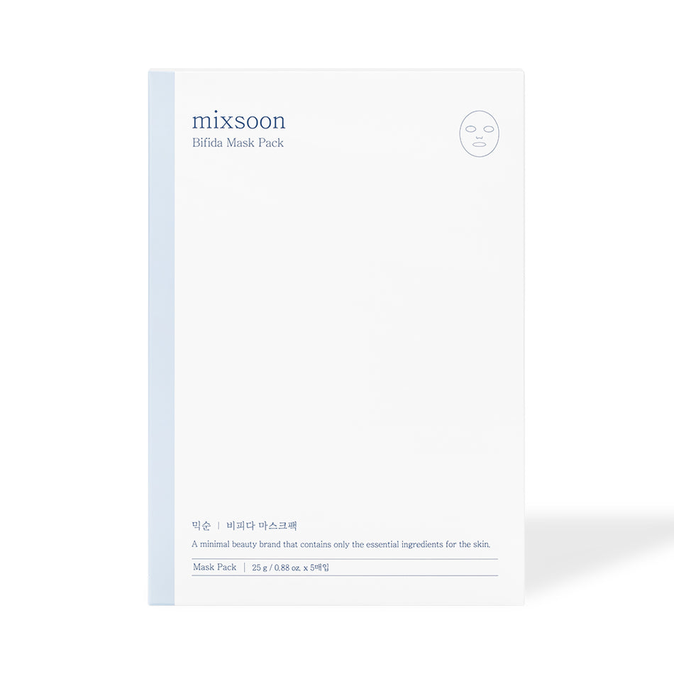 mixsoon Bifida Mask Pack (Yoğun Nemlendirici & Cilt Bariyeri Güçlendirici Maske) 5'li Paket