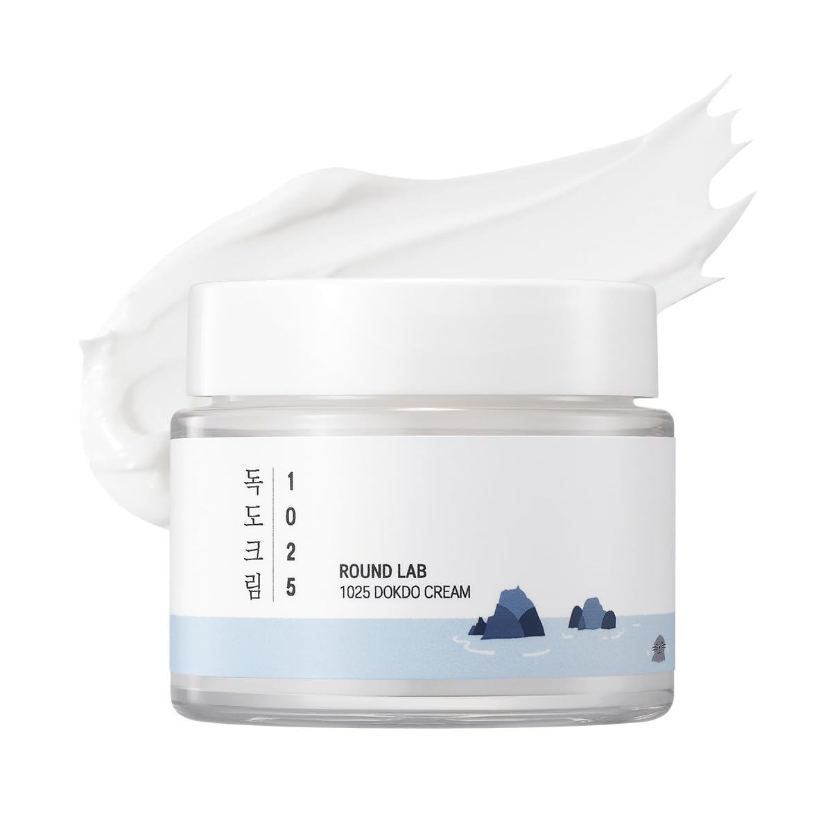 ROUND LAB 1025 Dokdo Cream (24 Saat Nem ve Bariyer Desteği, Üçlü Hyaluronik Asitli Krem) 80mL
