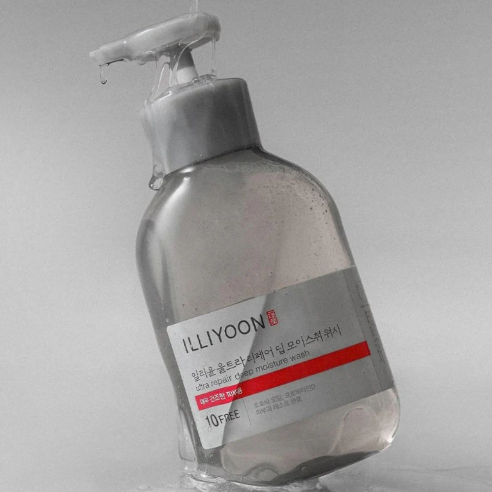 ILLIYOON Ultra Repair Deep Moisture Wash 500 mL - Vücut Temizleyici, Yoğun Nemlendirici Bakım