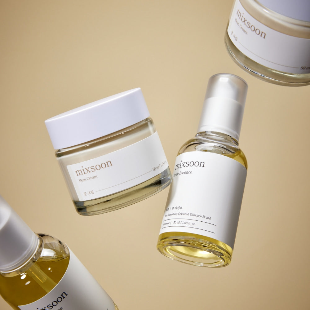 mixsoon Bean Glass Skin Duo Set (Bean Essence 50mL + Bean Cream 50mL)