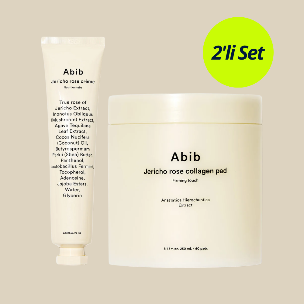 Abib Jericho Rose Creme Nutrition Tube 75 mL + Collagen Pad Firming Touch 60 Ped