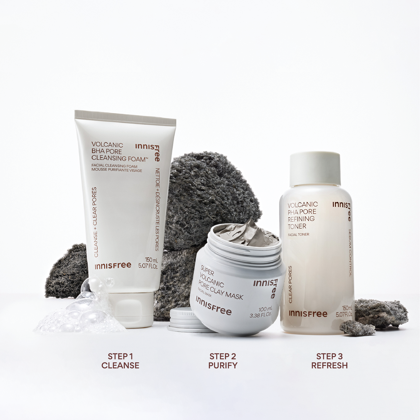 INNISFREE Super Volcanic Pore Clay Mask (Süper Volkanik Gözenek Arındırıcı Kil Maskesi) 100mL