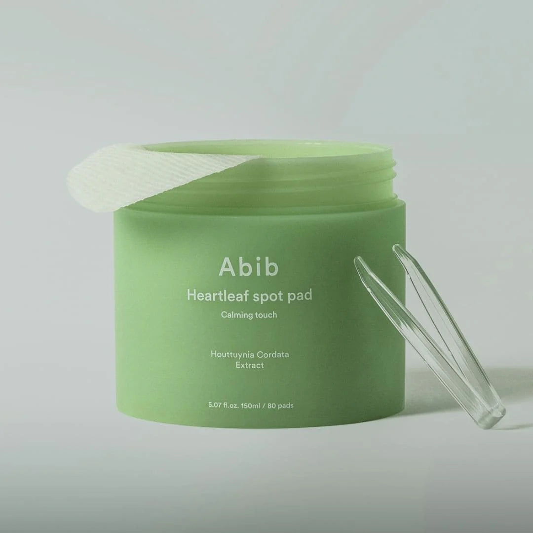 Abib, Heartleaf Serum 50mL + Spot Pad Calming Touch 80 Ped Seti