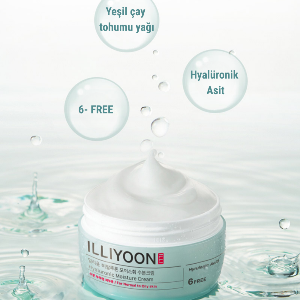 ILLIYOON Hyaluronic Moisture Cream (Yoğun Nemlendirici Krem) 100mL