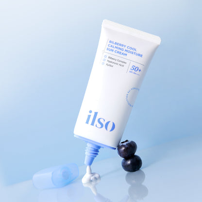 ILSO Bilberry Cool Calming Moisture Sun Cream SPF50+ PA++++ (Serinletici & Yatıştırıcı Nem Güneş Kremi) 50mL