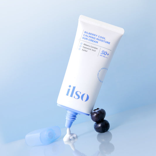 ILSO Bilberry Cool Calming Moisture Sun Cream SPF50+ PA++++ (Serinletici & Yatıştırıcı Nem Güneş Kremi) 50mL