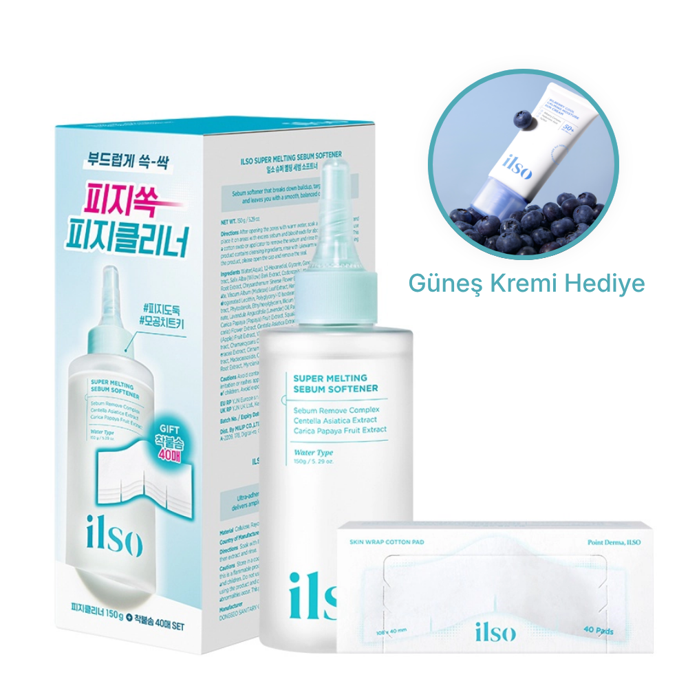 ILSO Super Melting Sebum Softener Set (Siyah Nokta & Sebum Temizleyici Gözenek Bakımı)