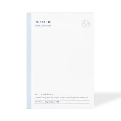 mixsoon Bifida Mask Pack (Yoğun Nemlendirici & Cilt Bariyeri Güçlendirici Maske) 5'li Paket