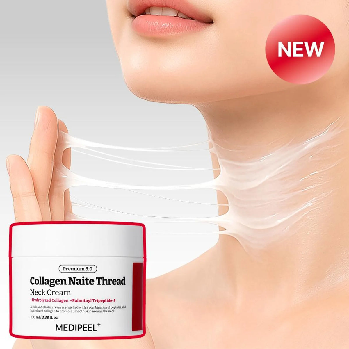 MEDIPEEL Premium Collagen Naite Thread Neck Cream (Kolajen & Peptit İçeren Boyun ve Dekolte Bakım Kremi) 100mL