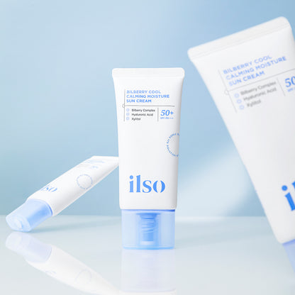 ILSO Bilberry Cool Calming Moisture Sun Cream SPF50+ PA++++ (Serinletici & Yatıştırıcı Nem Güneş Kremi) 50mL