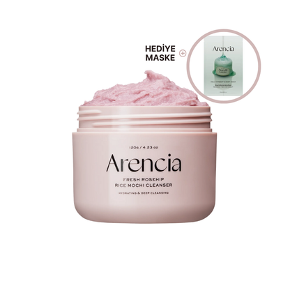 Arencia Fresh Rosehip Rice Mochi Cleanser 120g