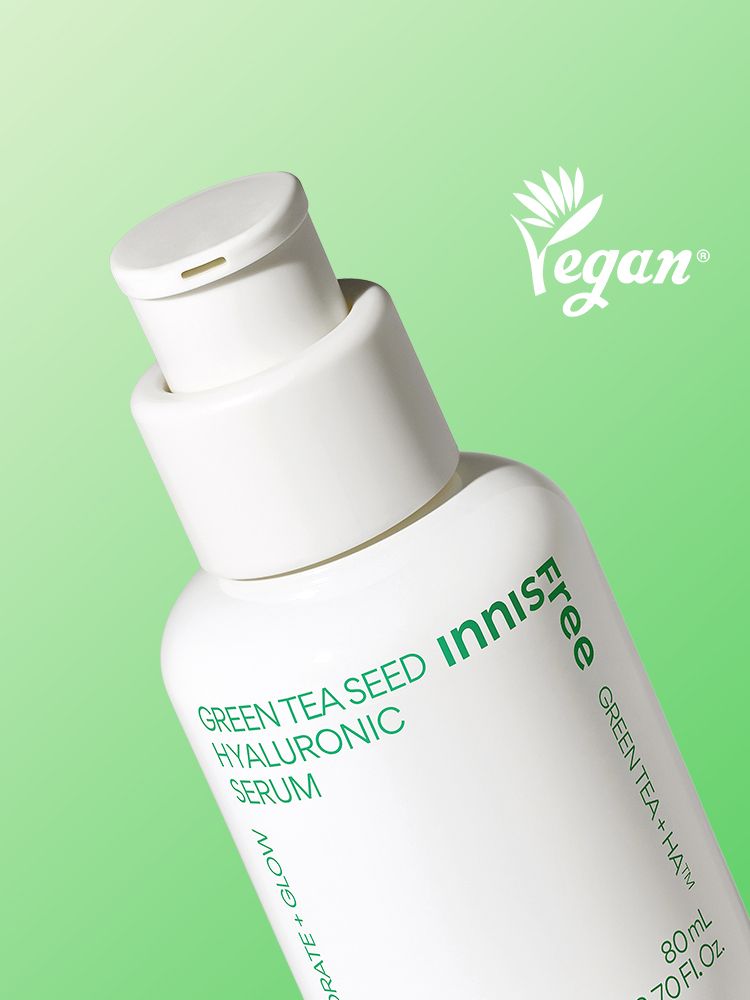 INNISFREE Green Tea Seed Hyaluronic Serum (Yeşil Çay Tohumu Nemlendirici Serum, Vegan) 80mL