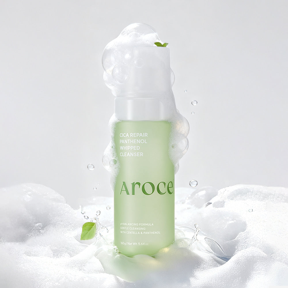 AROCELL Cica Repair Panthenol Whip Cleanser (Yatıştırıcı Cica ve Pantenol Yoğun Köpük Temizleyici) 160g