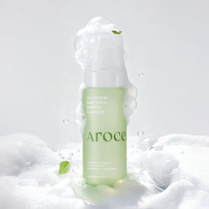 AROCELL Cica Repair Panthenol Whip Cleanser (Yatıştırıcı Cica ve Pantenol Yoğun Köpük Temizleyici) 160g