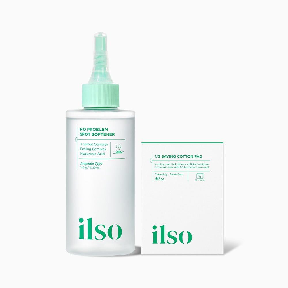 ILSO No Problem Spot Softener Set (150g + 40 Adet Pamuk Pad)