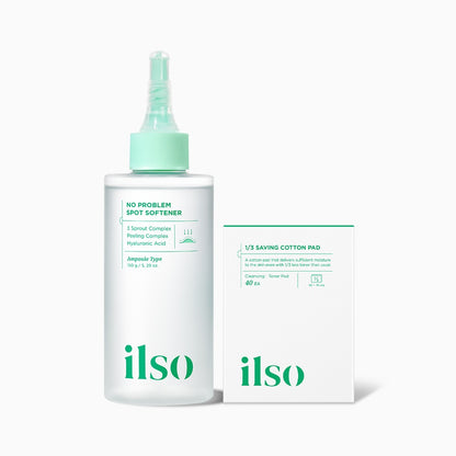 ILSO No Problem Spot Softener Set (150g + 40 Adet Pamuk Pad)