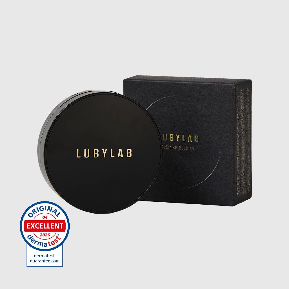 LUBYLAB Éclat BB Cushion SPF50+/PA+++ (Doğal Kapatıcılık & Işıltı Veren BB Cushion Fondöten) 15g