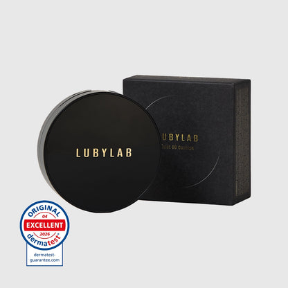 LUBYLAB Éclat BB Cushion SPF50+/PA+++ (Doğal Kapatıcılık & Işıltı Veren BB Cushion Fondöten) 15g