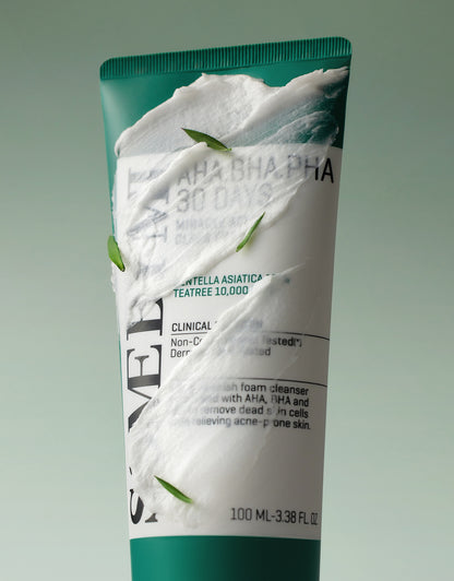 Some By Mi AHA BHA PHA 30 Days Miracle Acne Clear Foam (Akneye Eğilimli Ciltler İçin Arındırıcı Yüz Temizleme Köpüğü) 100mL