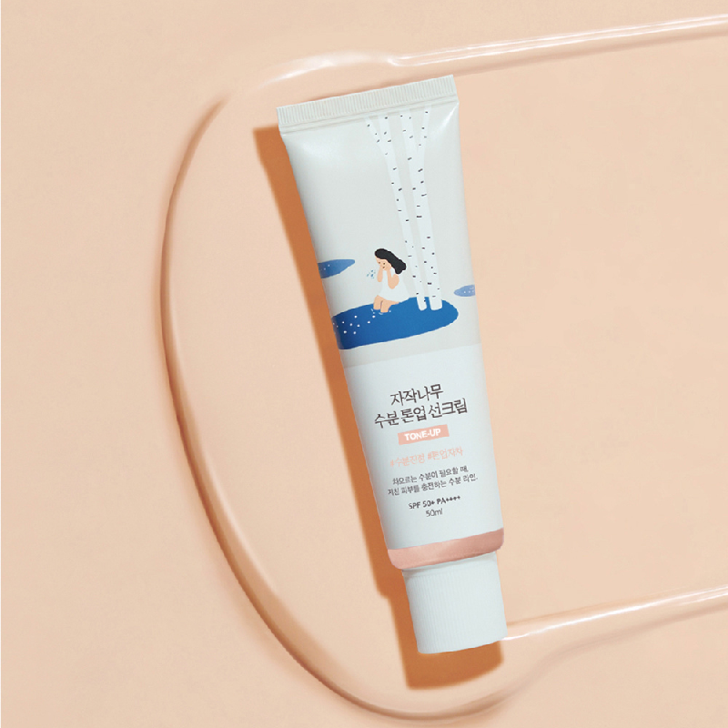 ROUND LAB, Birch Juice Moisturizing Tone-Up Suncreen (Nemlendirici Ton Eşitleyici Güneş Kremi ) 50mL