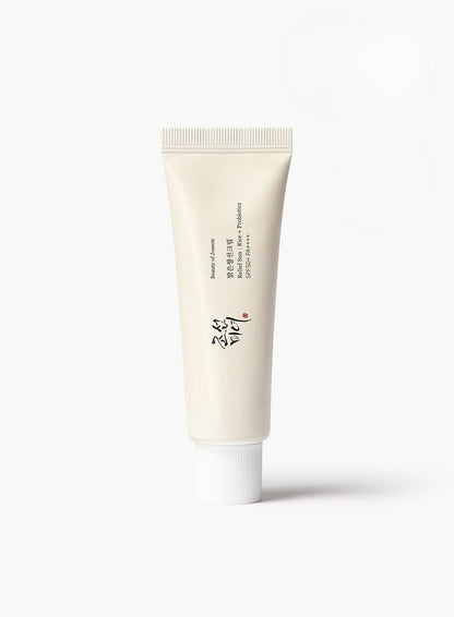Beauty of Joseon, Relief Sun: Rice + Probiotics SPF50+ PA++++(Pirinç özlü Nemlendirici Güneş Kremi) 50mL