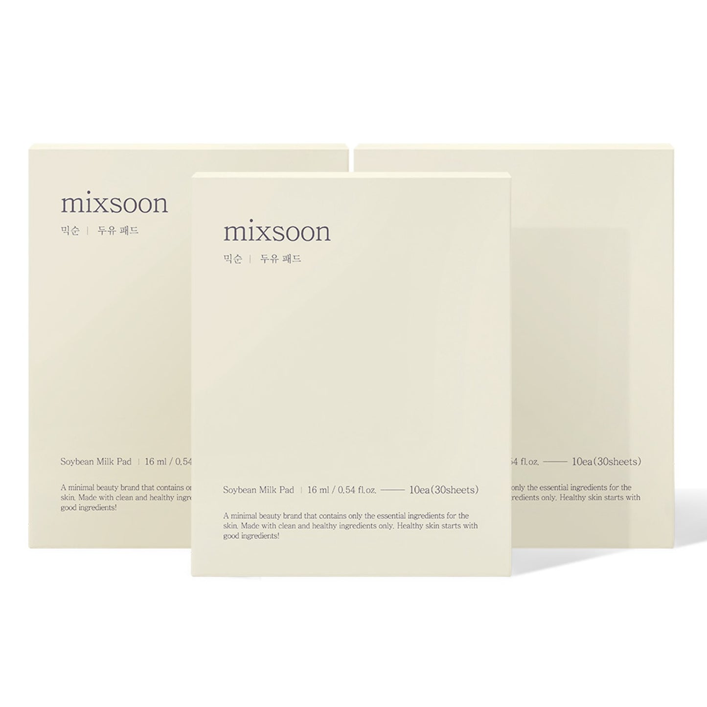 mixsoon Soybean Milk Pad (Soya Sütü İçerikli Yoğun Nemlendirici Pedler) 10'lu Paket