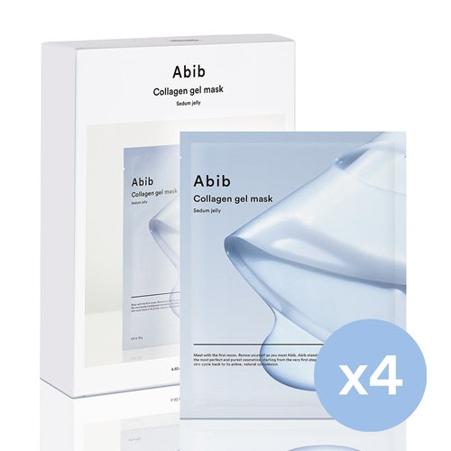 Abib, Collagen Gel Mask Sedum Jelly (Sedum Jelly Kolajen Jel Maske) 35g*4 adet