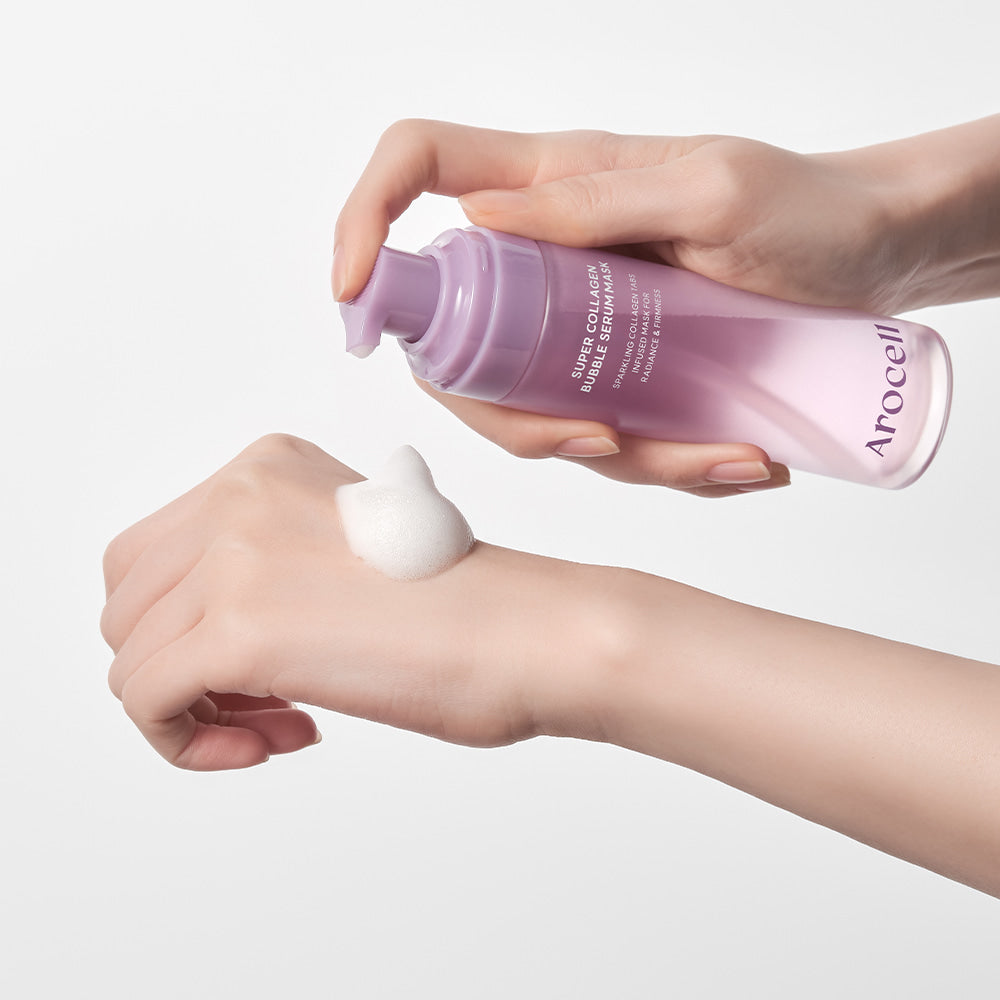 AROCELL Super Collagen Bubble Serum Mask (Köpüren Kolajen Serum Maske) 90mL