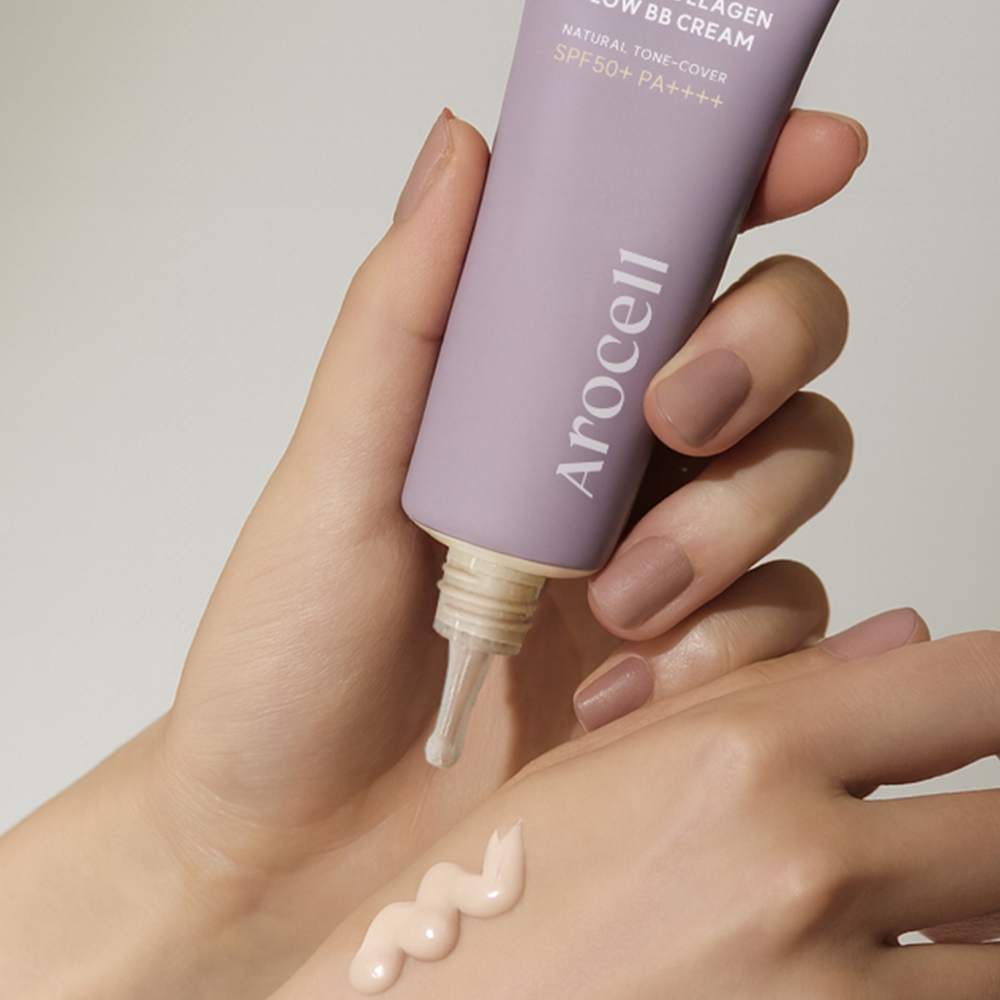 Arocell, Super Collagen Glow BB Cream (Kolajen Destekli Güneş Koruyucu BB Krem) 40mL