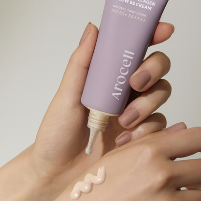 Arocell, Super Collagen Glow BB Cream (Kolajen Destekli Güneş Koruyucu BB Krem) 40mL