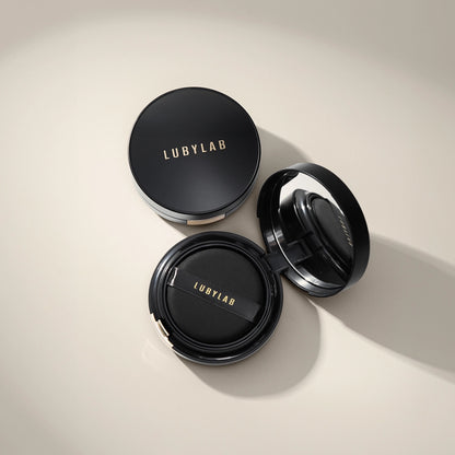 LUBYLAB Éclat BB Cushion SPF50+/PA+++ (Doğal Kapatıcılık & Işıltı Veren BB Cushion Fondöten) 15g