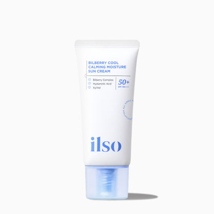 ILSO Bilberry Cool Calming Moisture Sun Cream SPF50+ PA++++ (Serinletici & Yatıştırıcı Nem Güneş Kremi) 50mL