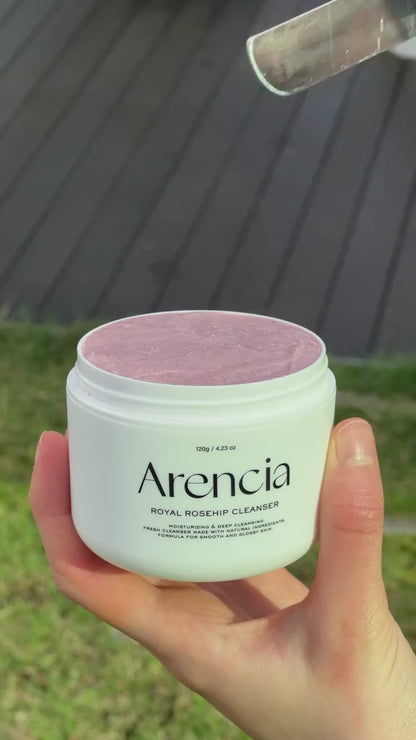 Arencia Blue Hyssop Rice Mochi Cleanser 120g