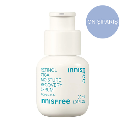INNISFREE, Retinol Cica Repair Ampoule (Retinol ve Cica İçerikli Cilt Onarıcı Ampul) 30mL