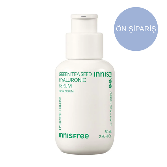 INNISFREE Green Tea Seed Hyaluronic Serum (Yeşil Çay Tohumu Nemlendirici Serum, Vegan) 80mL