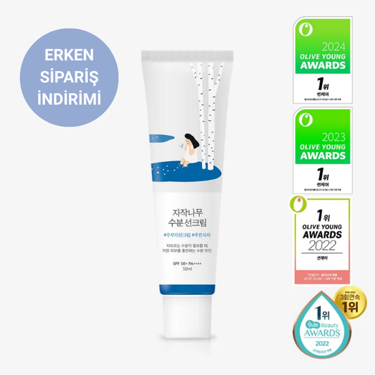 ROUND LAB, Birch Moisturizing Sunscreen (Huş Özlü Nemlendirici Güneş Kremi) 50mL