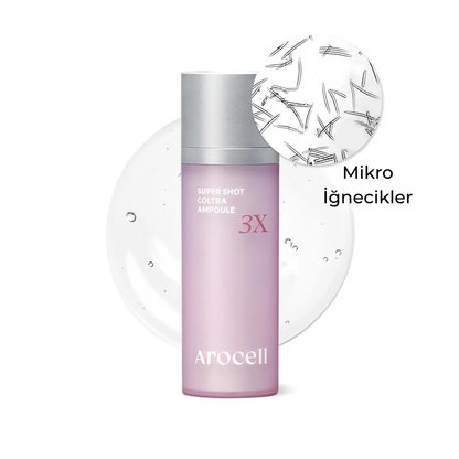 Arocell, Super Shot Coltra Ampoule 3X (Elastikiyet & Kırışıklık İçin Bakım Ampulü) 30mL