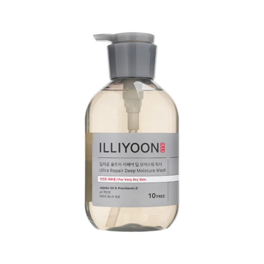 ILLIYOON Ultra Repair Deep Moisture Wash 500 mL - Vücut Temizleyici, Yoğun Nemlendirici Bakım