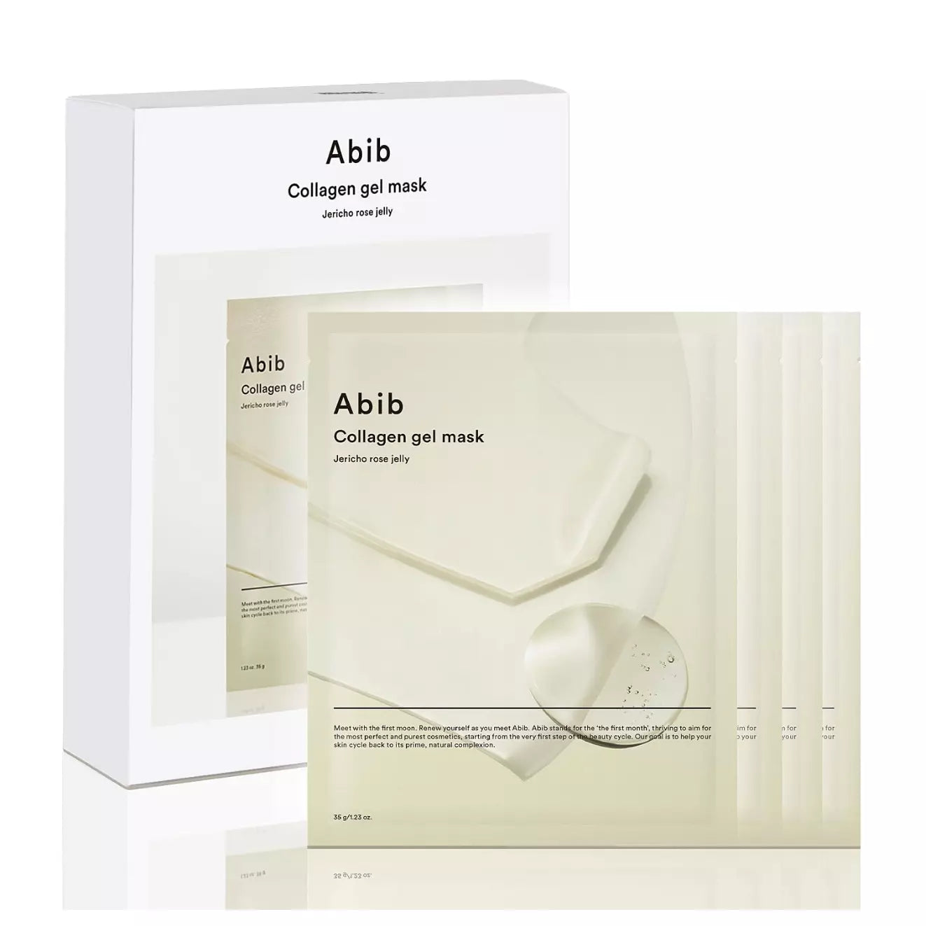 Abib Collagen Gel Mask Jericho Rose Jelly  (Elastikiyet Artırıcı ve Kırışıklık Karşıtı Jel Maske) 4'lü Paket